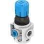 Festo Pressure Regulator, QS6, 0.5 bar to 7 bar, MS2-LR-QS6-D6-A8-B
